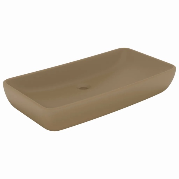 Chiuvetă Dreptunghiulară De Lux Crem Mat 71x38 cm Ceramică 146963